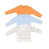 Tiffany Baby Bebek Striped Theme 3'lü Sweat Set Renkli 53096