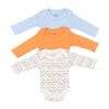 Tiffany Baby Bebek Striped Theme 3'lü Uzun Kol Badi Set Renkli 53011