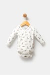 Tiffany Baby Erkek Bebek African Animals Theme Kruvaze Badi Ekru 32022