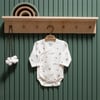 Tiffany Baby Erkek Bebek Happy Lambs Organik Theme Kruvaze Badi Ekru 33022
