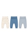 Tiffany Baby Erkek Bebek Mini Home Theme 3'lü Patiksiz Alt Set Mavi 47006