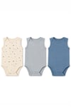 Tiffany Baby Erkek Bebek Mini Home Theme 3'lü Atlet Body Set Mavi 47009