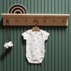 Tiffany Baby Erkek Bebek Organik Theme Happy Lambs Yarım Kol Badi Ekru 33008