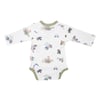 Tiffany Baby Erkek Bebek Work Machine Theme Kruvaze Badi Beyaz/Yeşil INT 24 13022