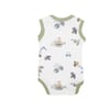Tiffany Baby Erkek Bebek Work Machine Theme Atlet Body Ekru 13009