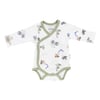 Tiffany Baby Erkek Bebek Work Machine Theme Kruvaze Badi Beyaz/Yeşil INT 24 13022