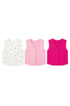 Tiffany Baby Kız Bebek Butterfly Theme 3'lü Yelek Set Pembe 48005