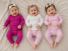 Tiffany Baby Kız Bebek Butterfly Theme 3'lü Sweat Set Pembe 48096