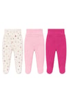 Tiffany Baby Kız Bebek Butterfly Theme 3'lü Patikli Alt Set Pembe 48007
