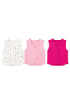 Tiffany Baby Kız Bebek Butterfly Theme 3'lü Yelek Set Pembe 48005