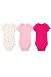 Tiffany Baby Kız Bebek Butterfly Theme 3'lü Yarım Kol Badi Set Pembe 48008