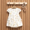 Tiffany Baby Kız Bebek Müslin Sea Shell Theme Elbise Beyaz 62087