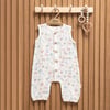 Tiffany Baby Kız Bebek Müslin Sweet Theme Kolsuz Tulum Beyaz 60024
