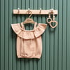 Tiffany Baby Kız Bebek Müslin Theme İp Askılı Tişört Bej 26122