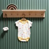 Tiffany Baby Kız Bebek Organik Theme Strawberry Yarım Kol Badi Ekru 45008