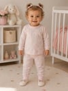 Tiffany Baby Kız Bebek Puffy Love Theme Alt Üst Takım Pudra 31012