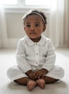 Tiffany Baby Kız  Bebek Pure Theme Müslin Pantolon Beyaz 20031