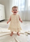 Tiffany Baby Kız Bebek Rose Dream Theme Müslin Elbise Krem 55086