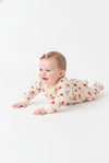 Tiffany Baby Kız Bebek Strawberry Garden Theme Patikli Tulum Ekru 15033