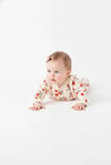 Tiffany Baby Kız Bebek Strawberry Garden Theme Alt Üst Takım Ekru 15012