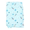Tiffany Baby Space Ship Baskılı Müslin Bebek Battaniye Turkuaz 79080 