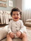 Tiffany Bebek Bear Brother Theme Uzun Kollu Zıbın Ekru 13011