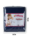 Tiffany Conform Kapitoneli Bebek Yatak Örtüsü Lacivert 971070