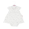 Tiffany Kız Bebek Olive Branch Theme Elbise Badi Ekru 46086