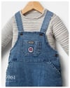 Tongs Baby Erkek Bebek Education Salopet Bluz Takım Mavi 5961