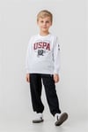 U.S Polo Assn Erkek Çocuk Eşofman Takımı Beyaz US2646-G