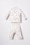 U.S Polo Assn Erkek Bebek Gömlek Pijama Takımı Beyaz USB3107