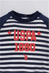 U.S Polo Assn Erkek Bebek 2'li Alt Üst Takım Lacivert USB3164
