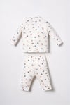 U.S Polo Assn Erkek Bebek Gömlek Pijama Takımı Beyaz USB3107