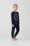 U.S Polo Assn Erkek Çocuk Baskılı Pijama Takımı Lacivert US2638-G