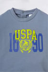 U.S Polo Assn Erkek Bebek 2'li Alt Üst Takım İndigo USB3167