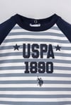 U.S Polo Assn Erkek Bebek 2'li Alt Üst Takım Yeşil USB3164