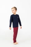U.S Polo Assn Erkek Çocuk Çizgili Pijama Takımı Lacivert US2645-4