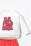 U.S Polo Assn Erkek Bebek 2'li Alt Üst Takım Kırmızı USB3173