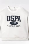 U.S Polo Assn Erkek Çocuk 2'li Alt Üst Takım Beyaz USB3190