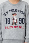 U.S Polo Assn Erkek Çocuk Baskılı Eşofman Takımı Gri US2632-G