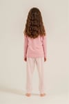 U.S Polo Assn Kız Çocuk Baskılı Pijama Takımı Pembe US2727-G