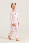 U.S Polo Assn Kız Çocuk Gömlek Pijama Takımı Pembe US2726-4