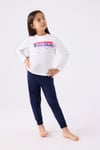 U.S. Polo Assn Kız Çocuk Pijama Takımı Krem US1962-G