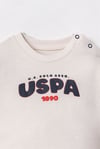 U.S. Polo Assn Erkek Bebek 3'lü Eşofman Takımı  Kırmızı USB3191