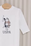 U.S. Polo Assn Erkek Bebek Patikli Tulum Krem USB2059