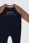 U.S. Polo Assn Erkek Bebek Patiksiz Tulum Lacivert USB1457