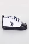 U.S. Polo Assn Erkek Bebek İlk Adım Ayakkabı Beyaz USB1309