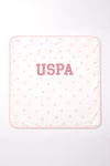 U.S Polo Assn. Kız Bebek Yıldızlı Battaniye Pembe USB2654