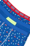 U.S. Polo Assn. Erkek Çocuk Desenli 3'lü Boxer Set Cobalt US2247