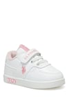 U.S. Polo Assn. Kız Çocuk Cameron Spor Ayakkabısı Beyaz/Neon Pembe A10134333816010
